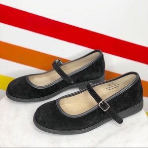 Free People Black Mary Jane Flats